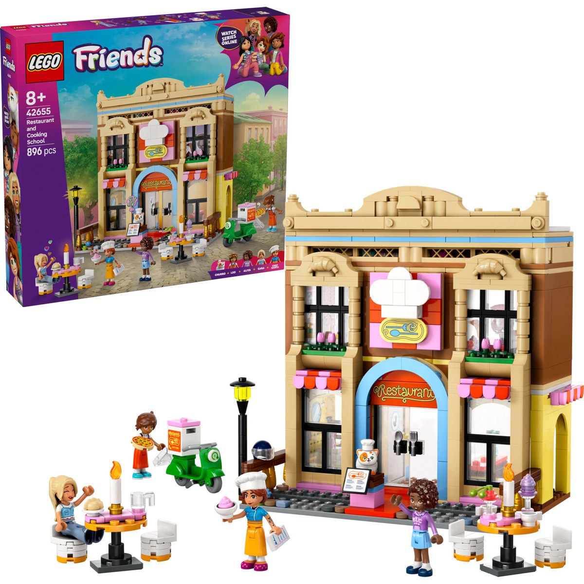 Lego - Lego Friends - Restaurant Og Kokkeskole (42655)