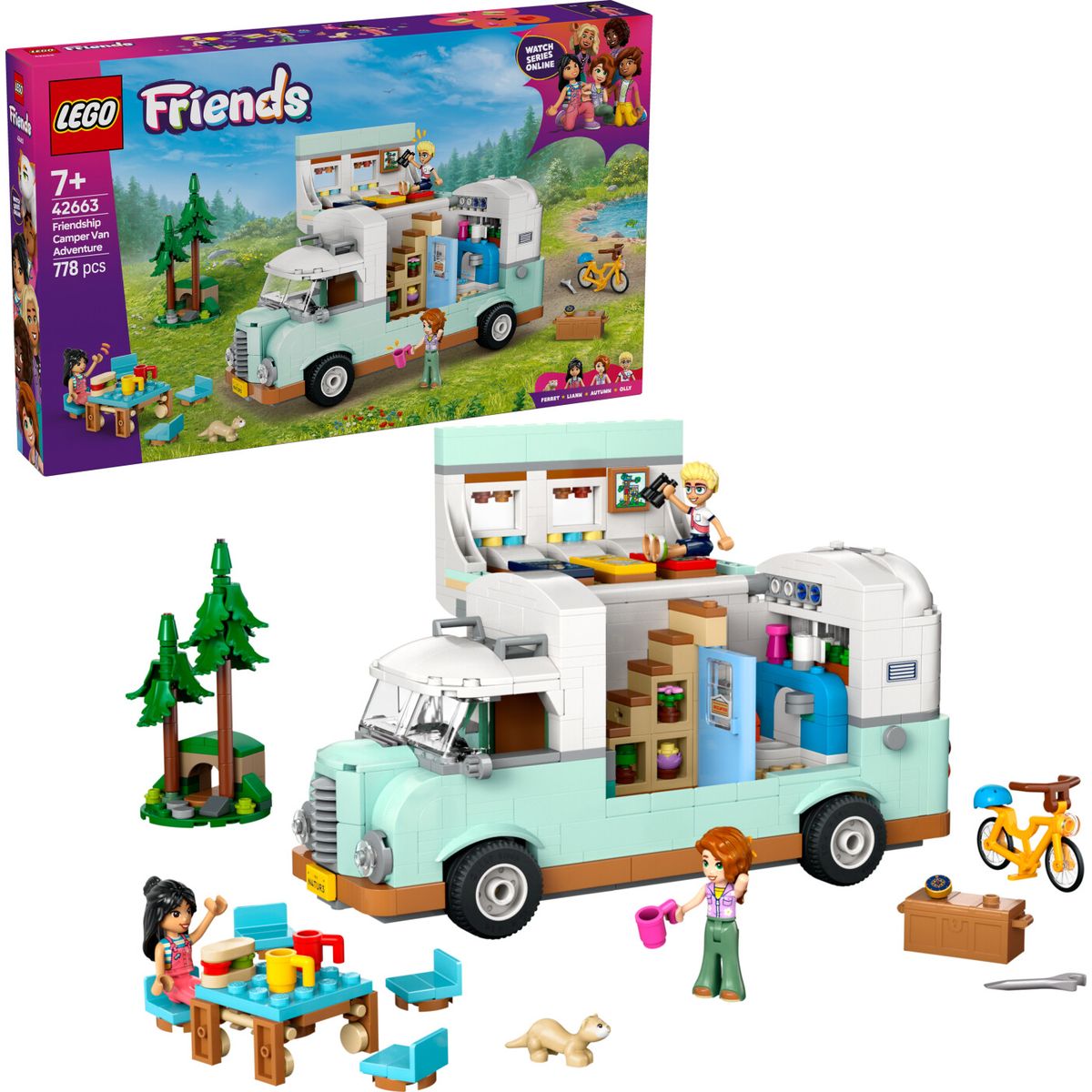 Lego Friends - Venskabs Autocamper På Eventyr - 42663