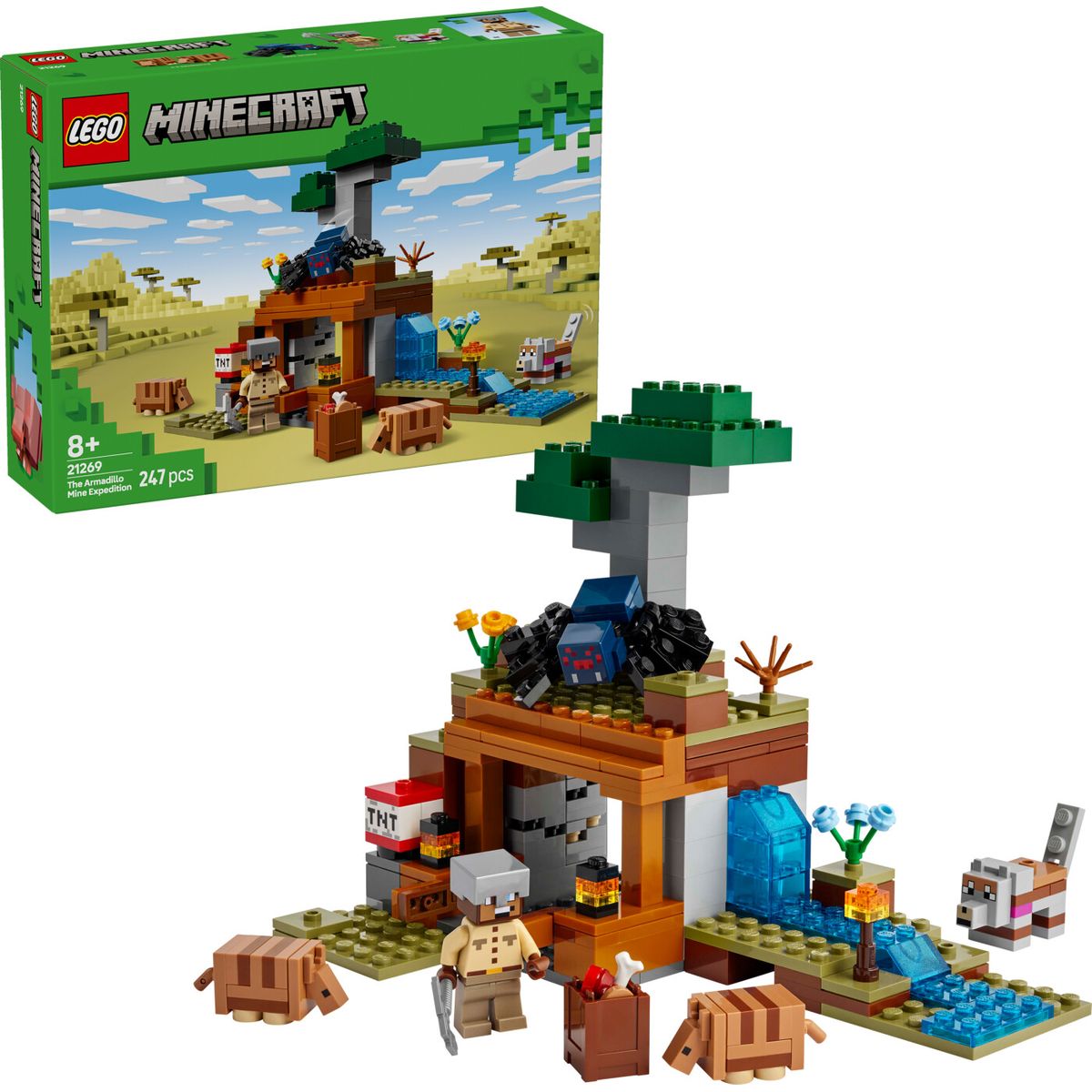 Lego Minecraft - Bæltedyrs Mineekspeditionen - 21269