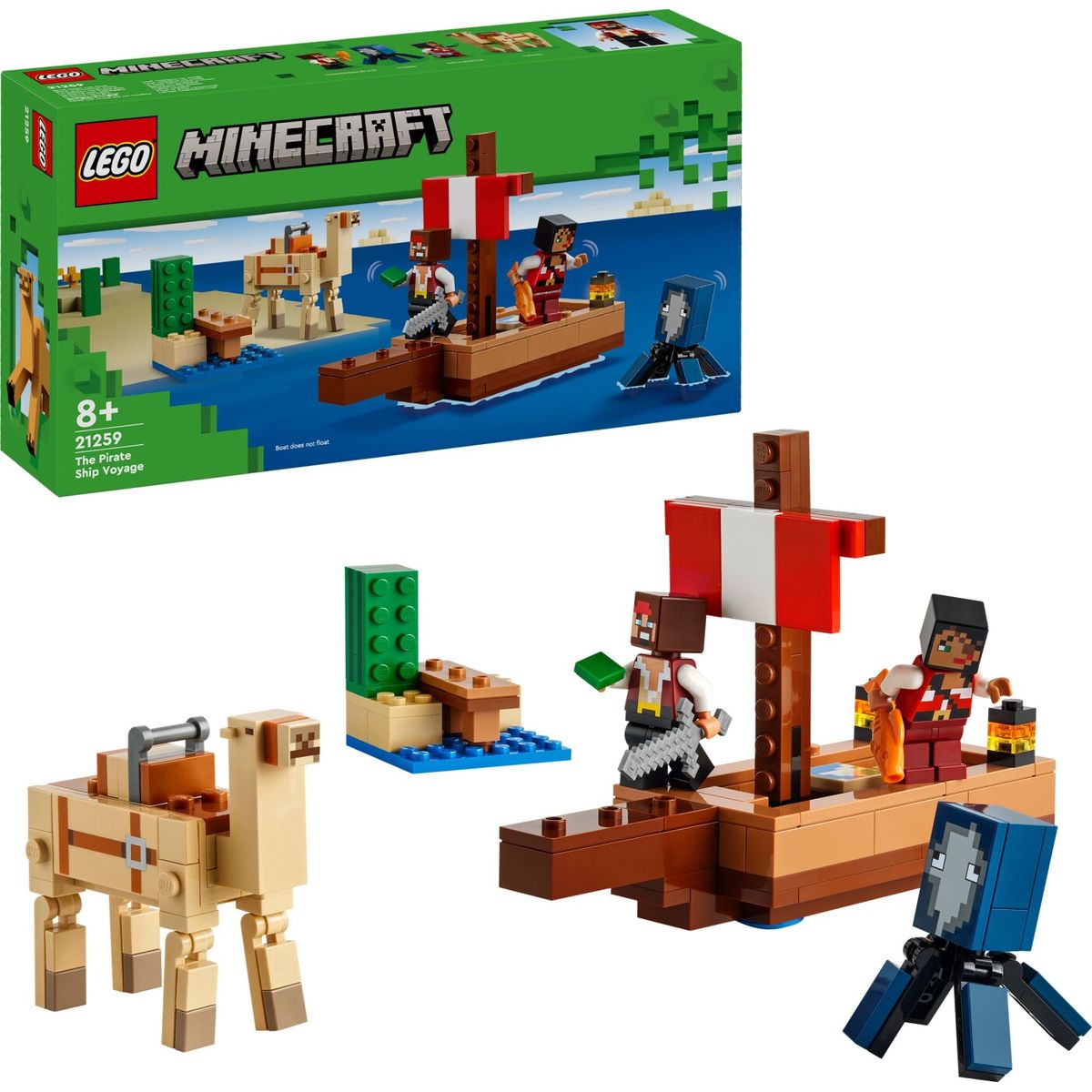 Lego Minecraft - Piratskibsrejsen - 21259