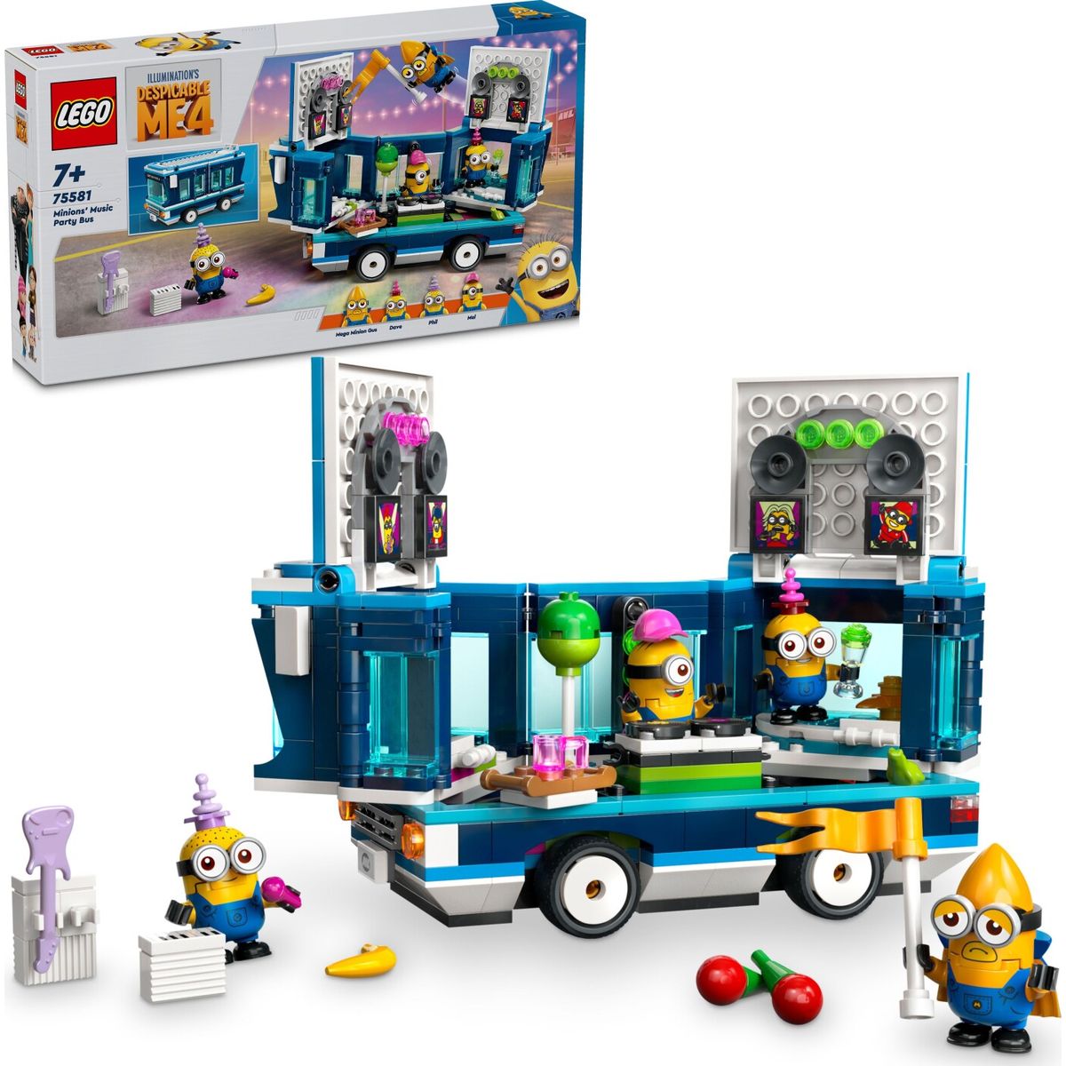 Lego Grusomme Mig 4 - Minions Partybus - 75581