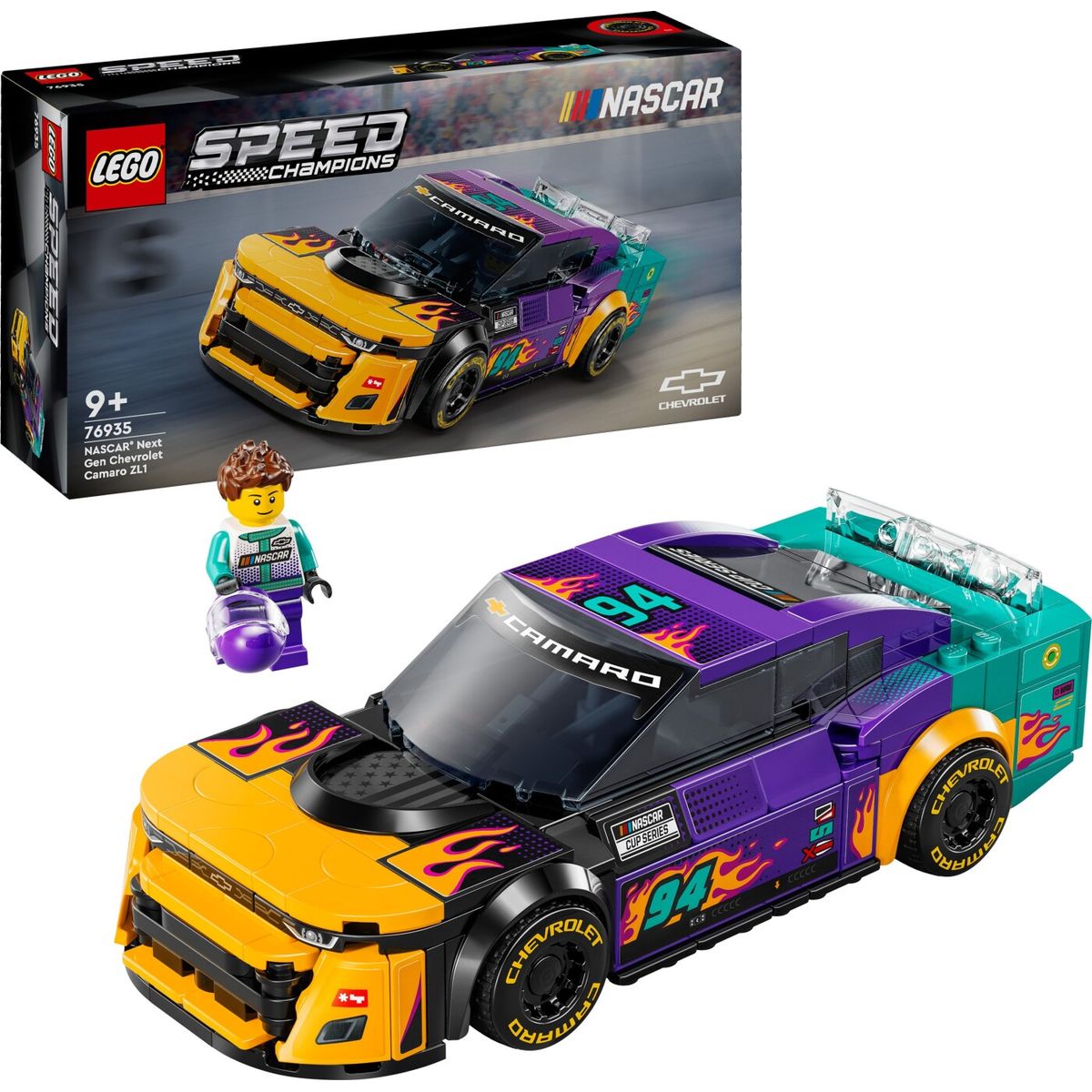 Lego Speed Champions - Nascar Next Gen Chevrolet Camaro Zl1 - 76935