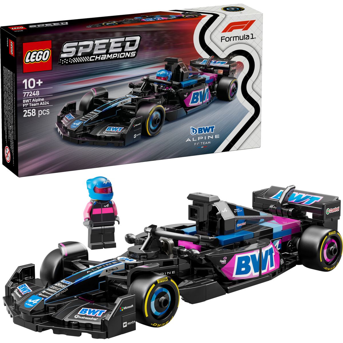 Lego Speed Champions - Bwt Alpine F1 Team A524 Racerbil (77248)