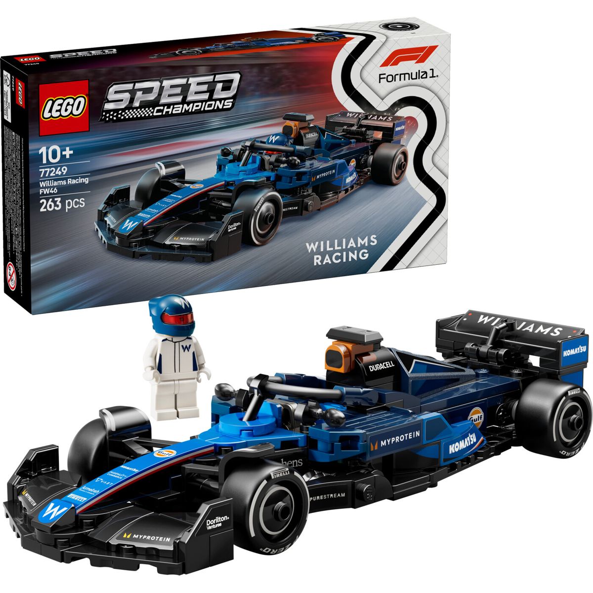 Lego Speed Champions - Williams Racing Fw46 F1 Racerbil - 77249