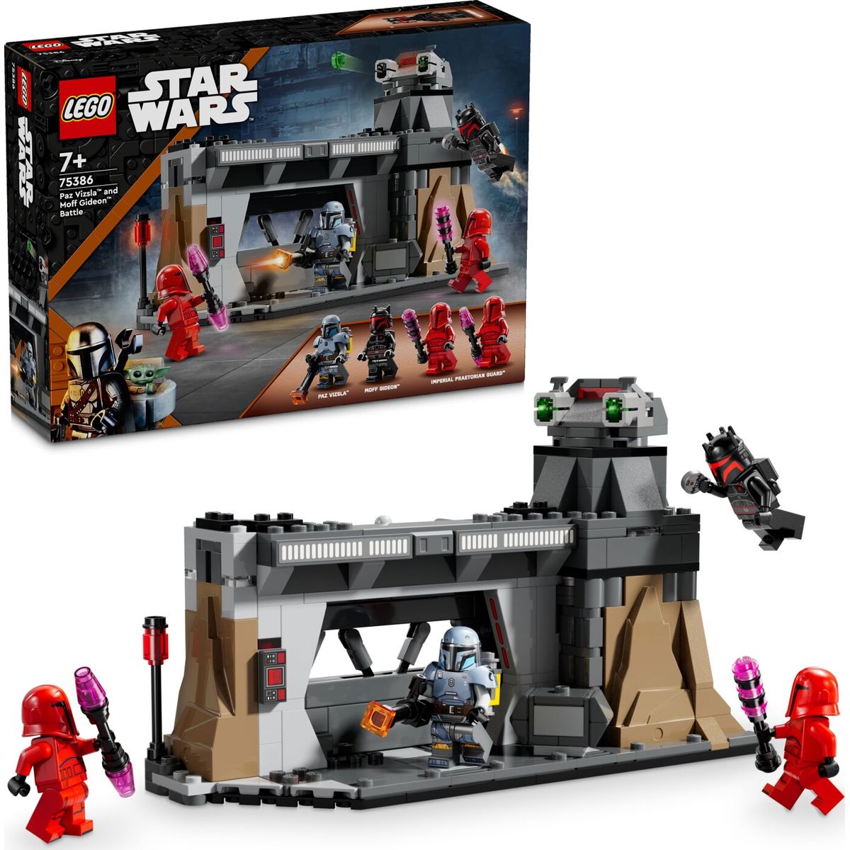 Lego Star Wars - Paz Vizsla Og Moff Gideons Kamp - 75386