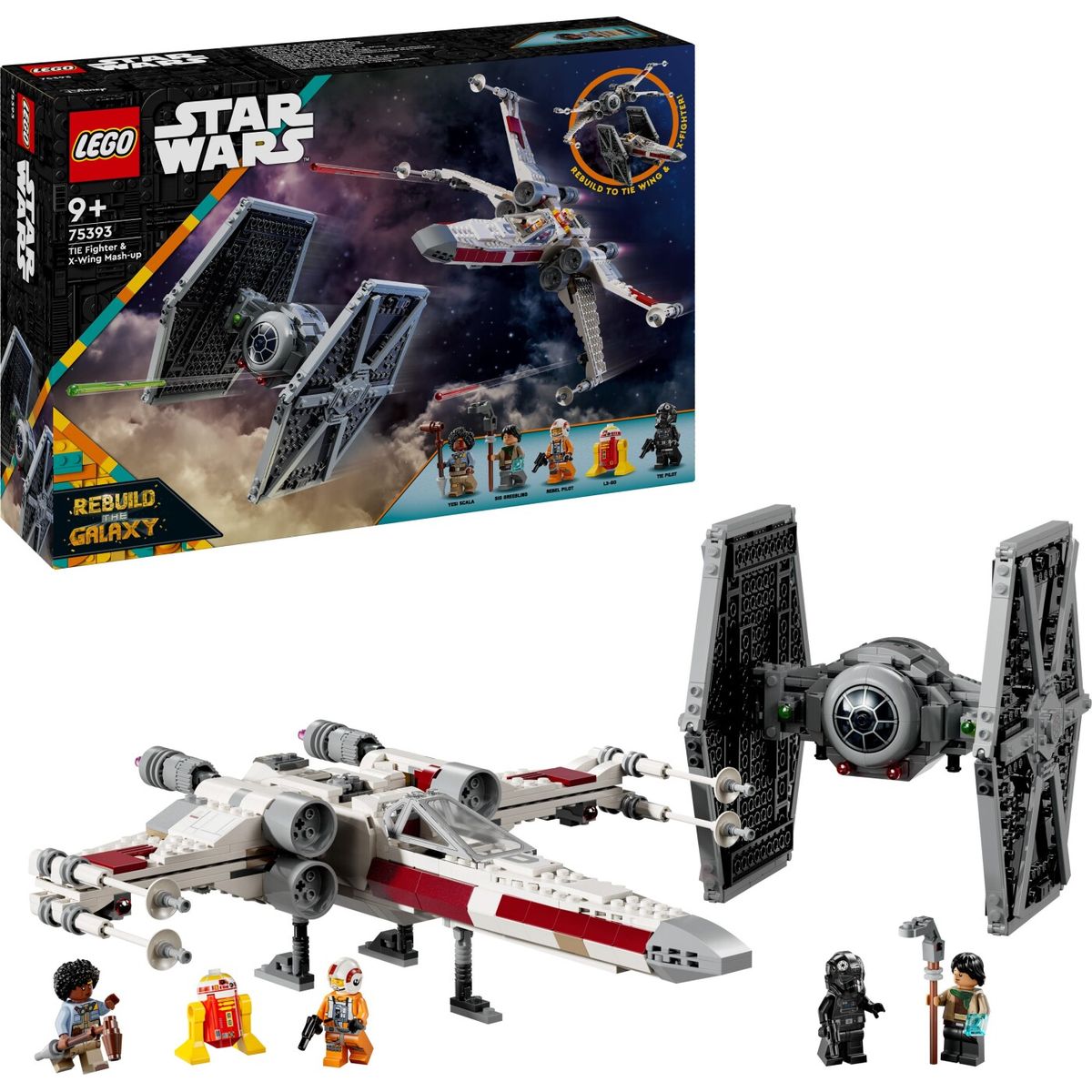 Lego Star Wars - Kombimodel - Tie-jager Og X-wing - 75393