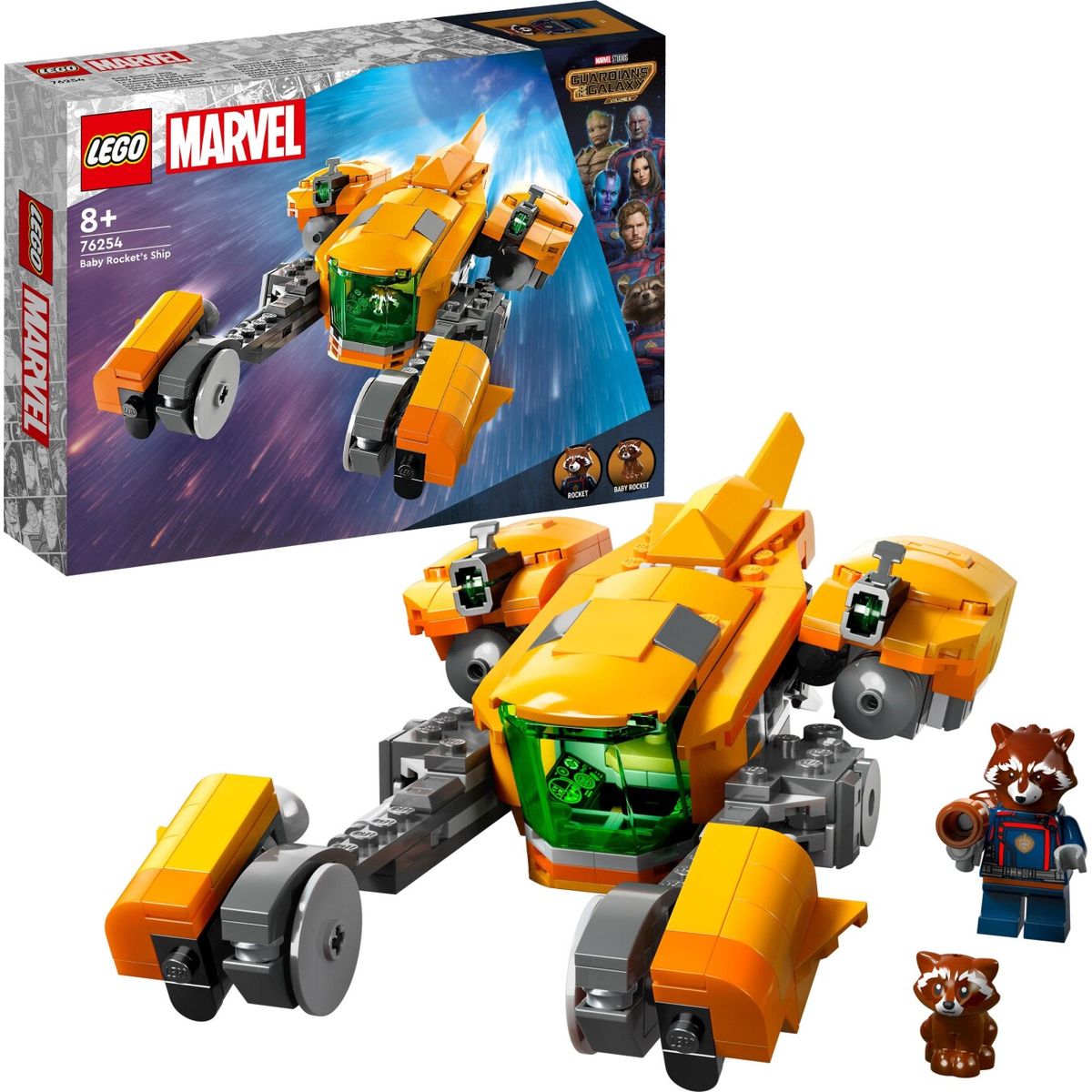 Lego Marvel - Baby Rockets Skib - 76254