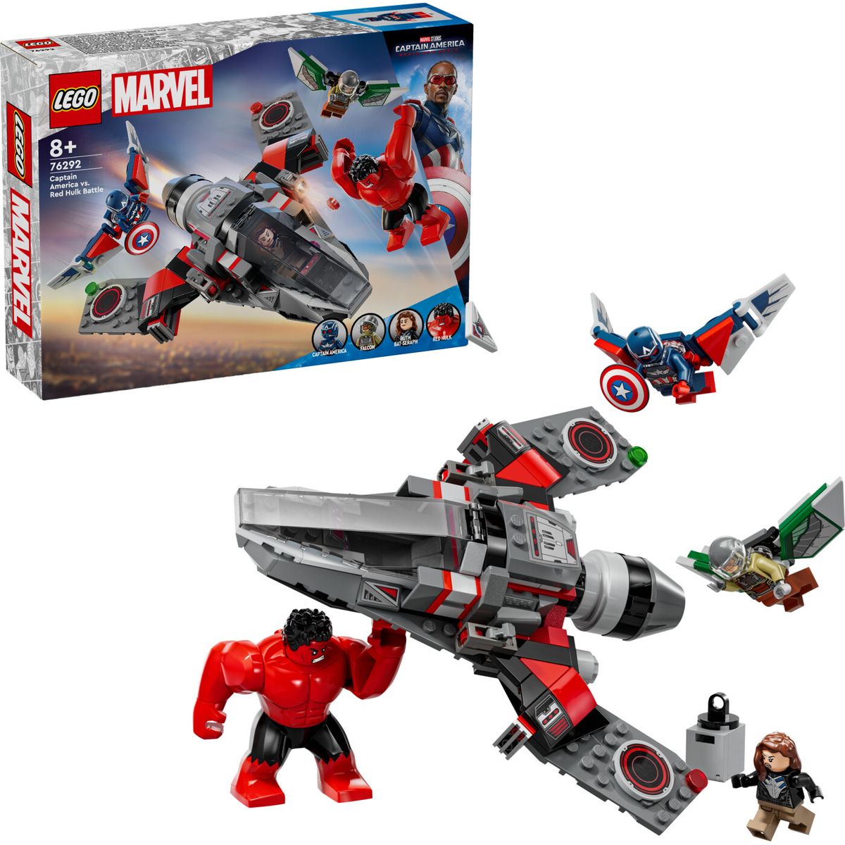 Lego - Super Heroes - Captain America Mod Red Hulk - 76292