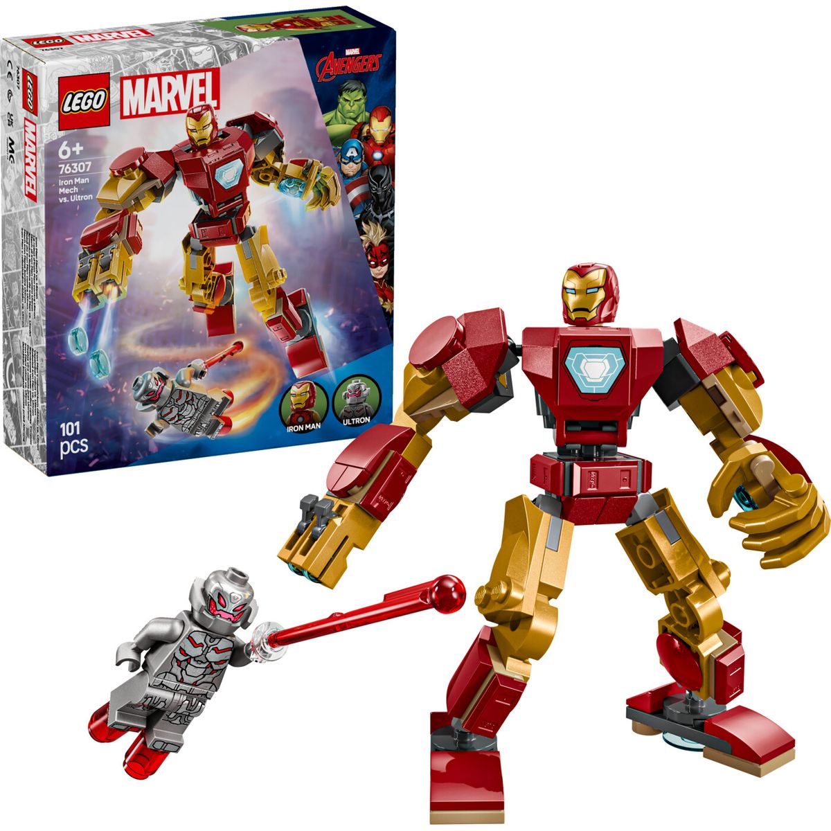 Lego Marvel Avengers - Iron Man Mech Mod Ultron - 76307