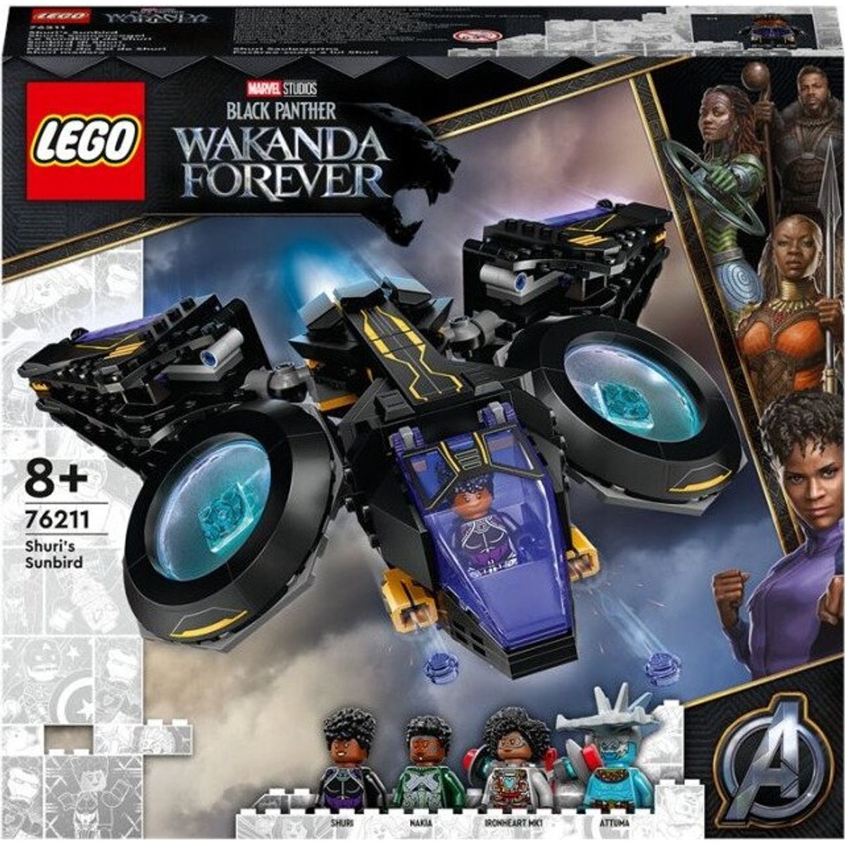 Lego Marvel - Black Panther - Shuris Sunbird - 76211