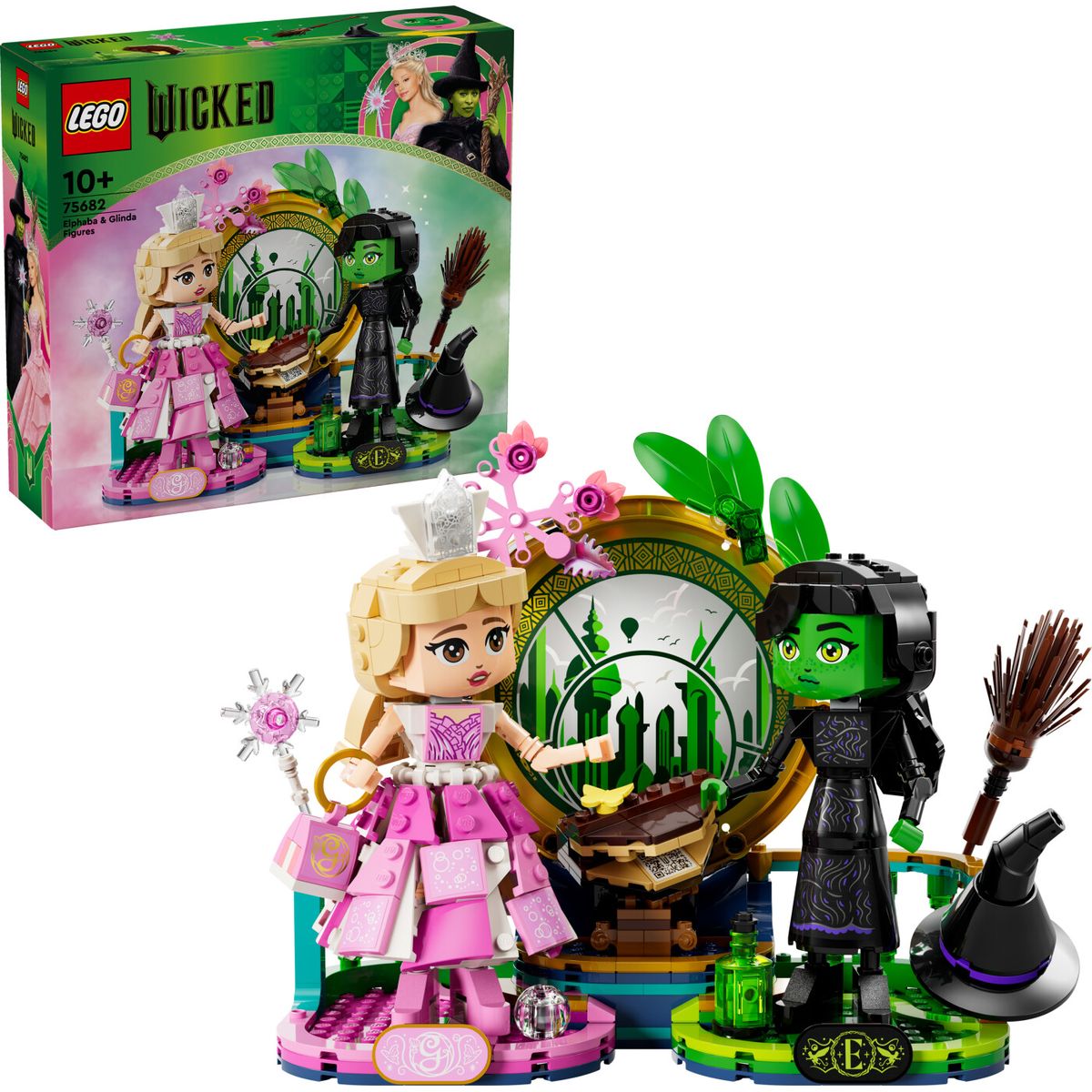 Lego Wicked - Figurer Af Elphaba Og Glinda - 75682