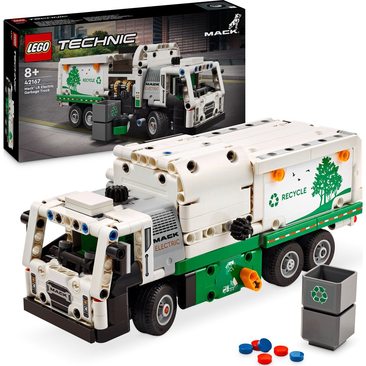 Lego Technic - Mack Lr Electric Skraldevogn - 42167