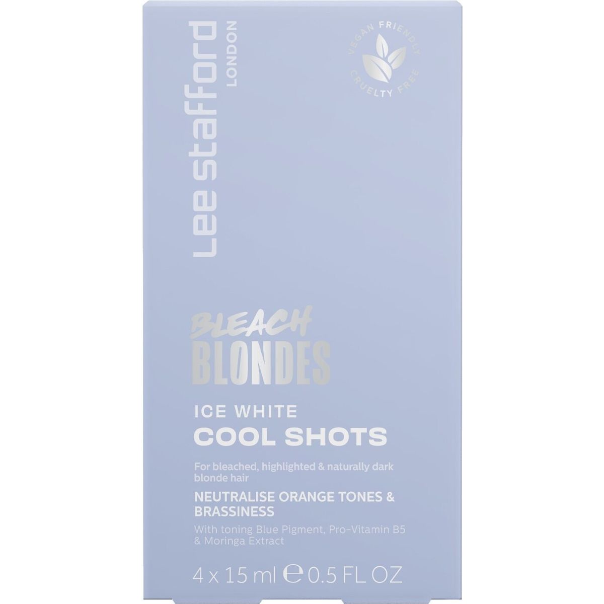 Lee Stafford - Bleach Blondes Ice White Cool Shots - 4x15 Ml