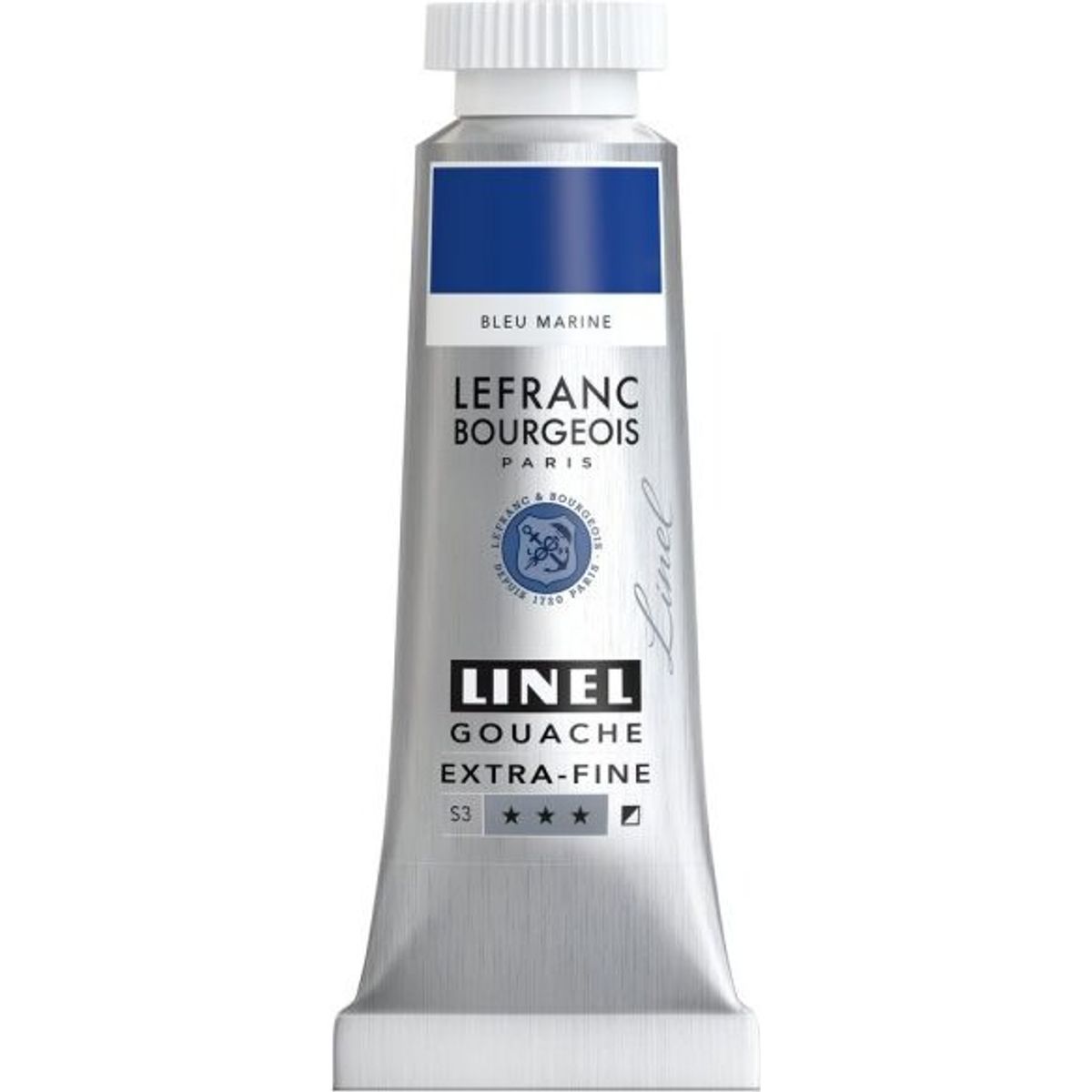 Lefranc & Bourgeois - Ex-fin Gouache Maling - Blå Marine - 15 Ml