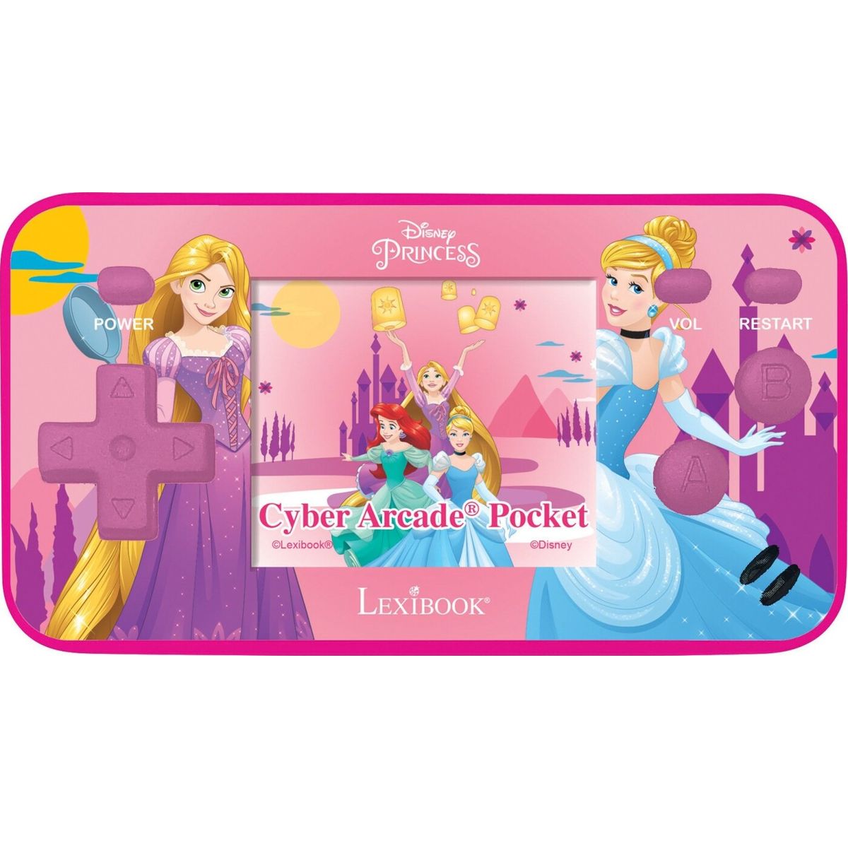 Lexibook - Disney Prinsesse - Håndholdt Konsol Cyber Arcade® Pocket