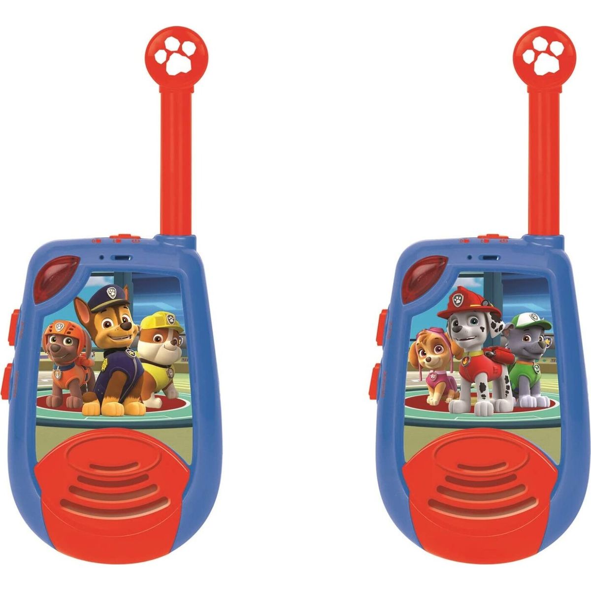 Paw Patrol - Walkie Talkie Sæt - 2 Km Rækkevidde