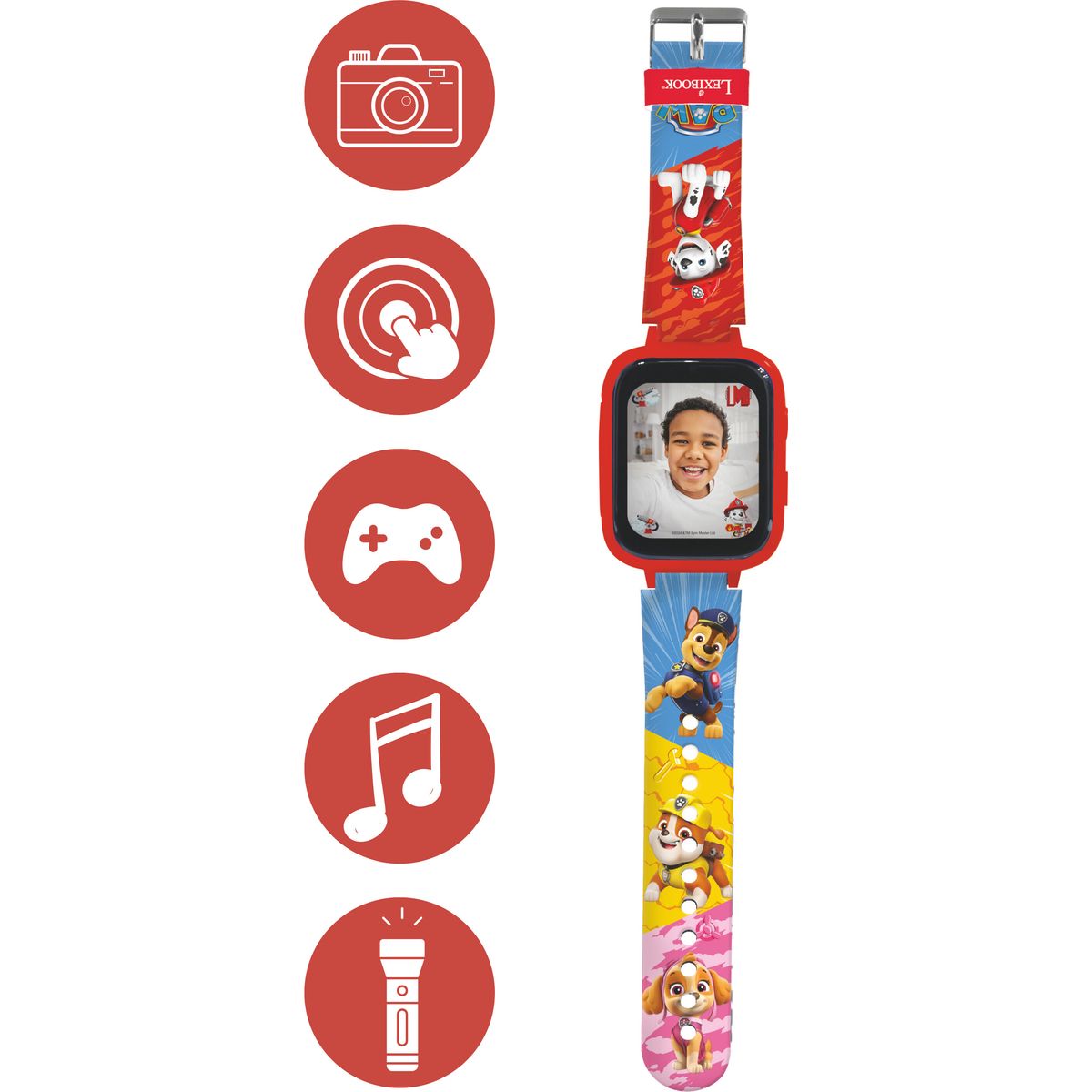 Lexibook - Paw Patrol Kids Smartwatch Med 8gb Hukommelseskort