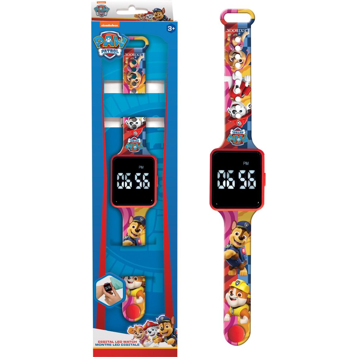 Lexibook - Paw Patrol Led Digital Watch - (dmw060pa)