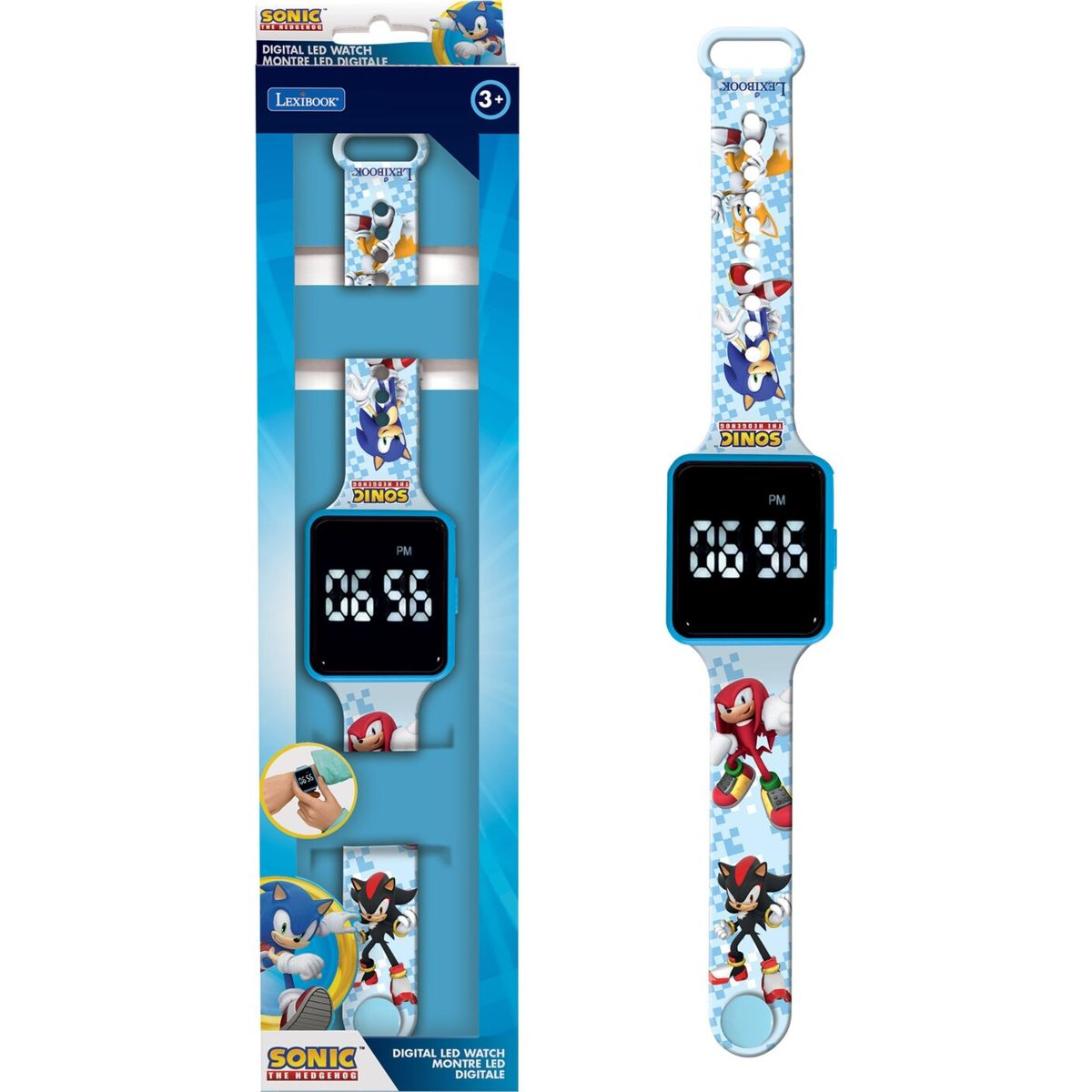 Lexibook - Sonic Led Digital Watch - (dmw060sn)