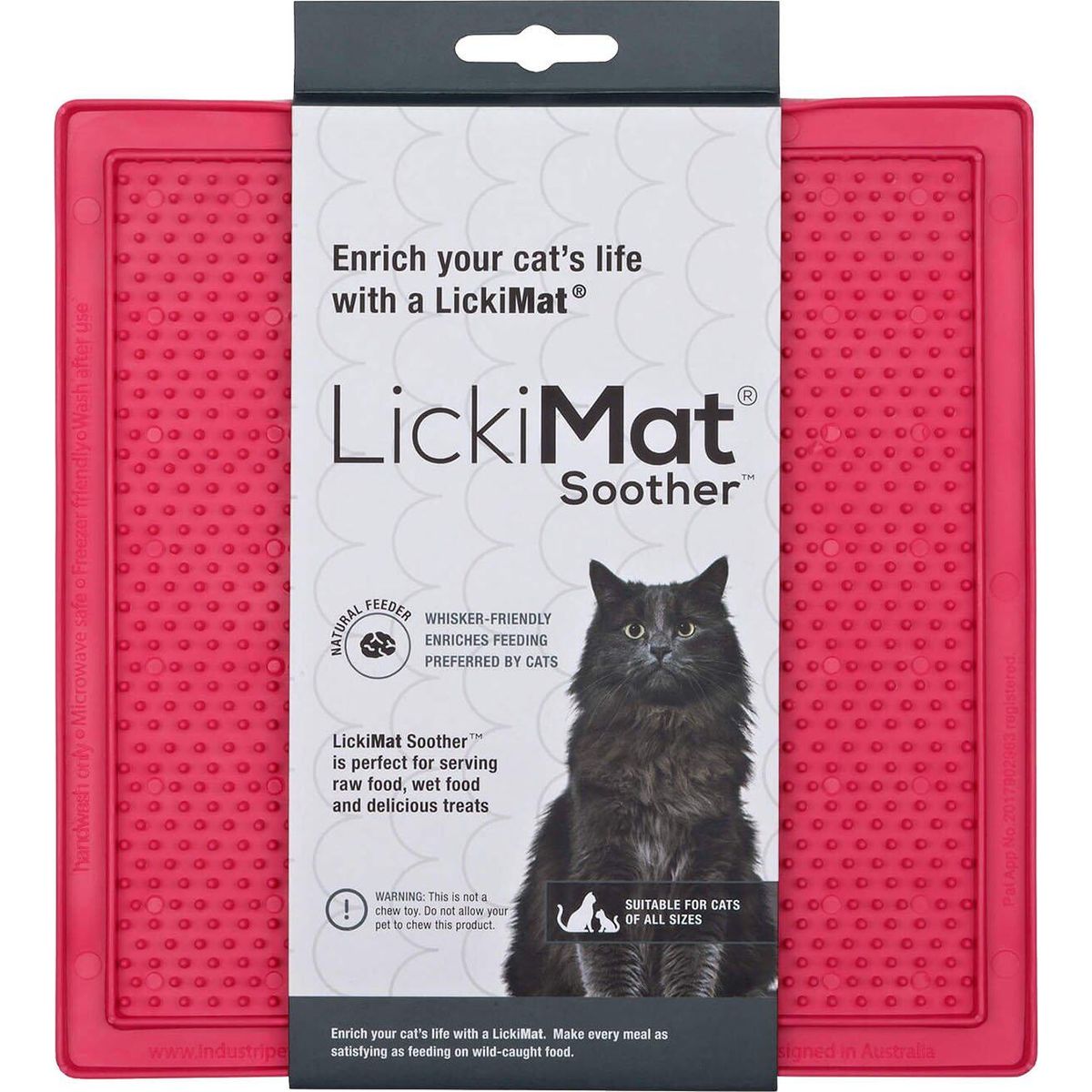 Lickimat - Slikkemåtte - Cat Soother Pink 20x20cm