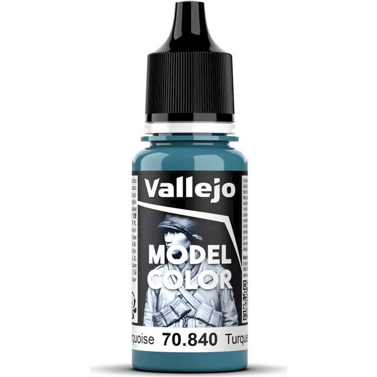 Vallejo - Model Color - Light Turquoise Mat - 17-18 Ml - 70840