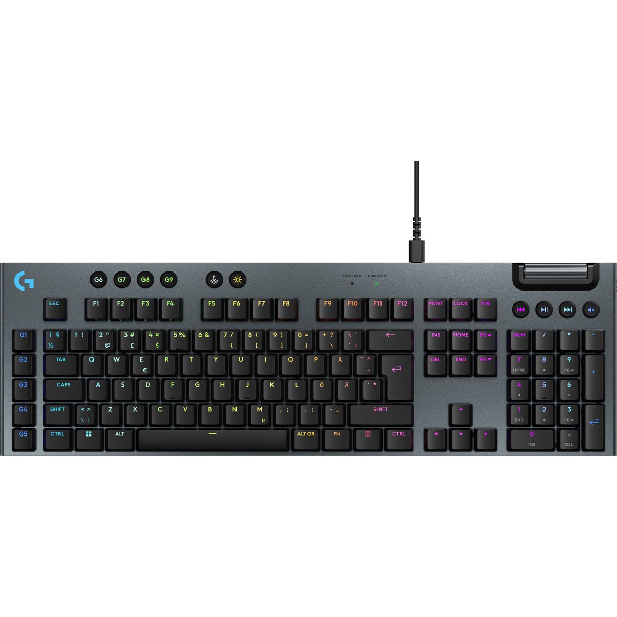 Logitech - G915 X Low-profle Wired Gaming Keyboard