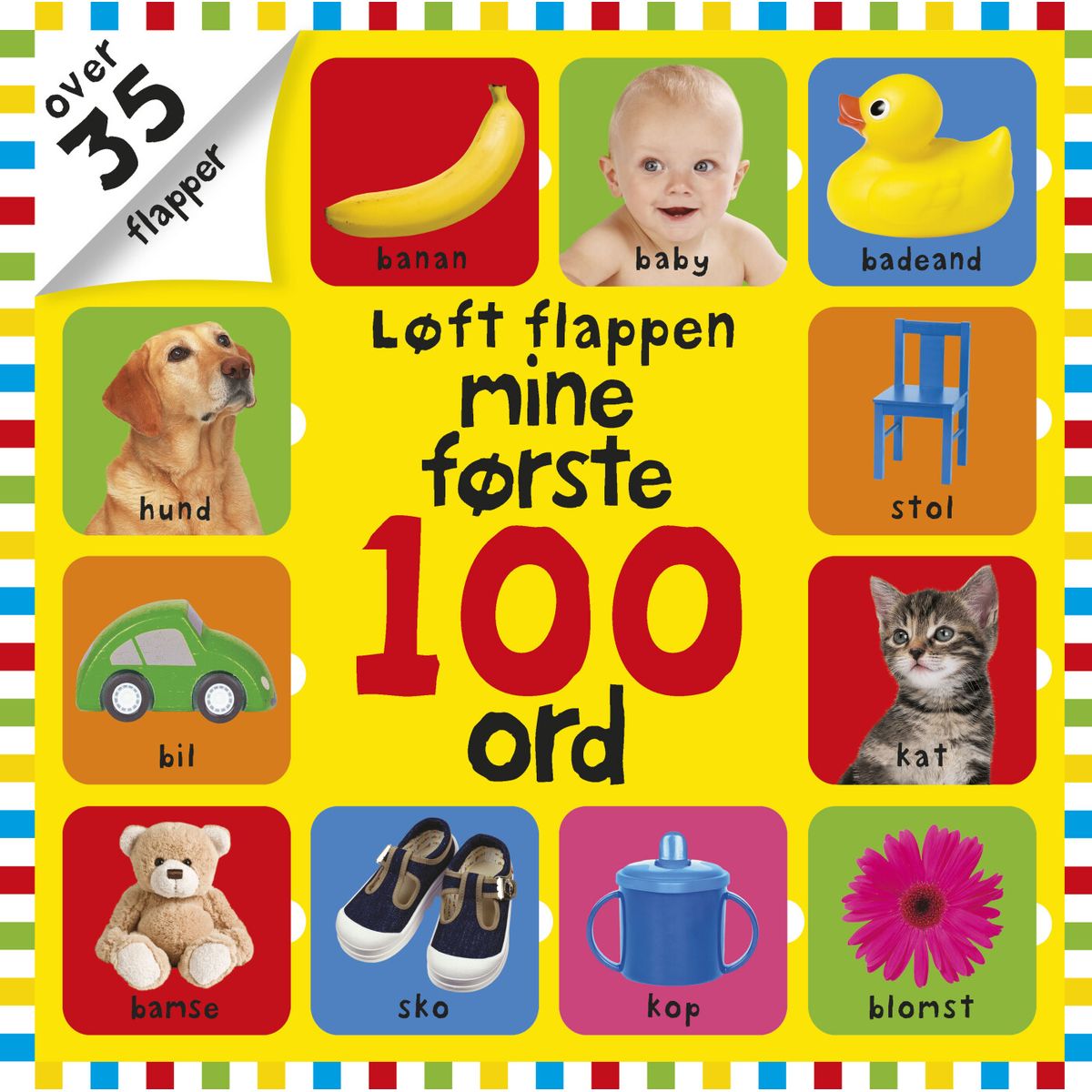 Løft Flappen Mine Første 100 Ord - Natalie Boyd & Holly Jackman - Bog