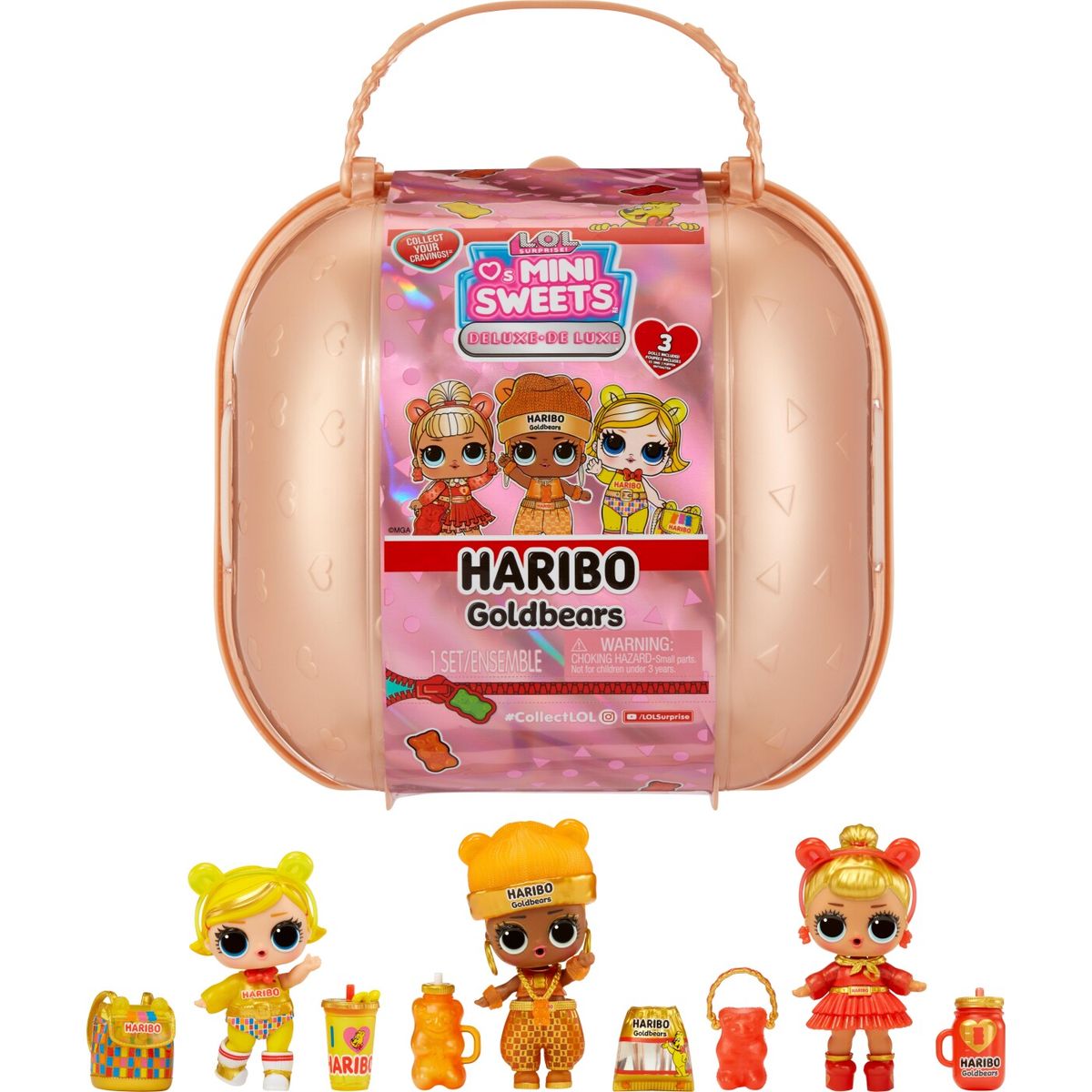 L.o.l. Surprise Dukker - Loves Mini Sweets Haribo Deluxe - 3 Stk