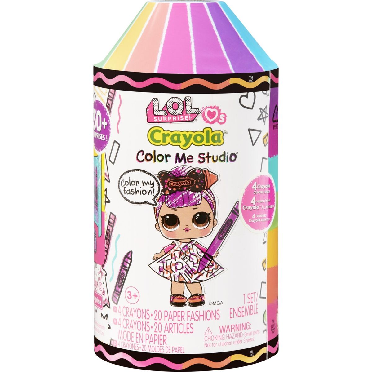 L.o.l. Surprise Dukke - Loves Crayola - Color Me Studio