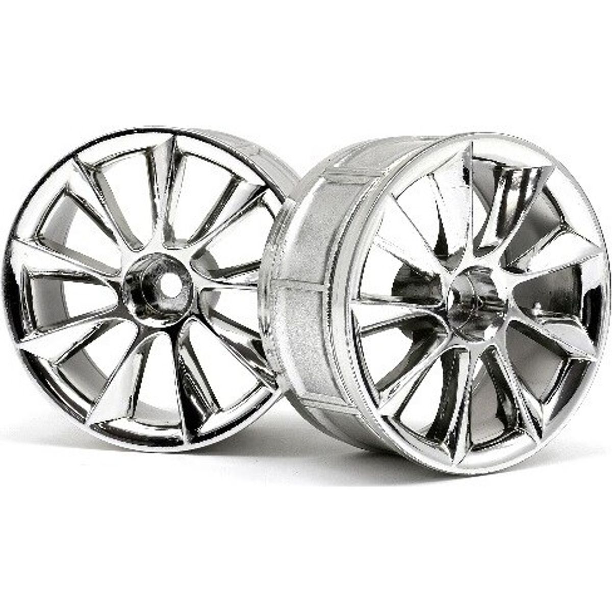 Lp29 Wheel Atg Rs8 Chrome (2pcs) - Hp33462 - Hpi Racing