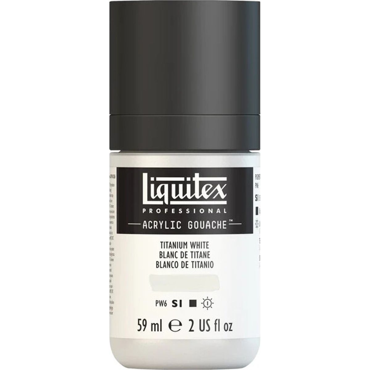 Liquitex - Gouache Akrylmaling - Titanium White 59 Ml