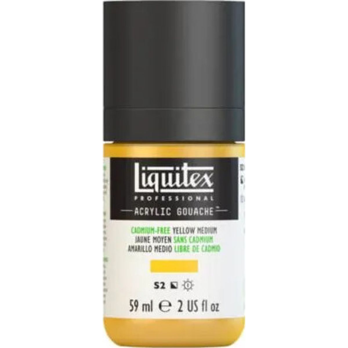 Liquitex - Akrylmaling Gouache - Cadmium Free Yellow Medium 59 Ml