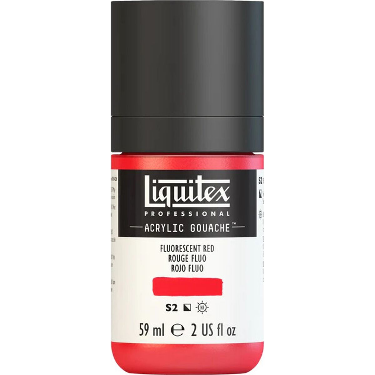 Liquitex - Gouache Akrylmaling - Fluorescent Red 59 Ml