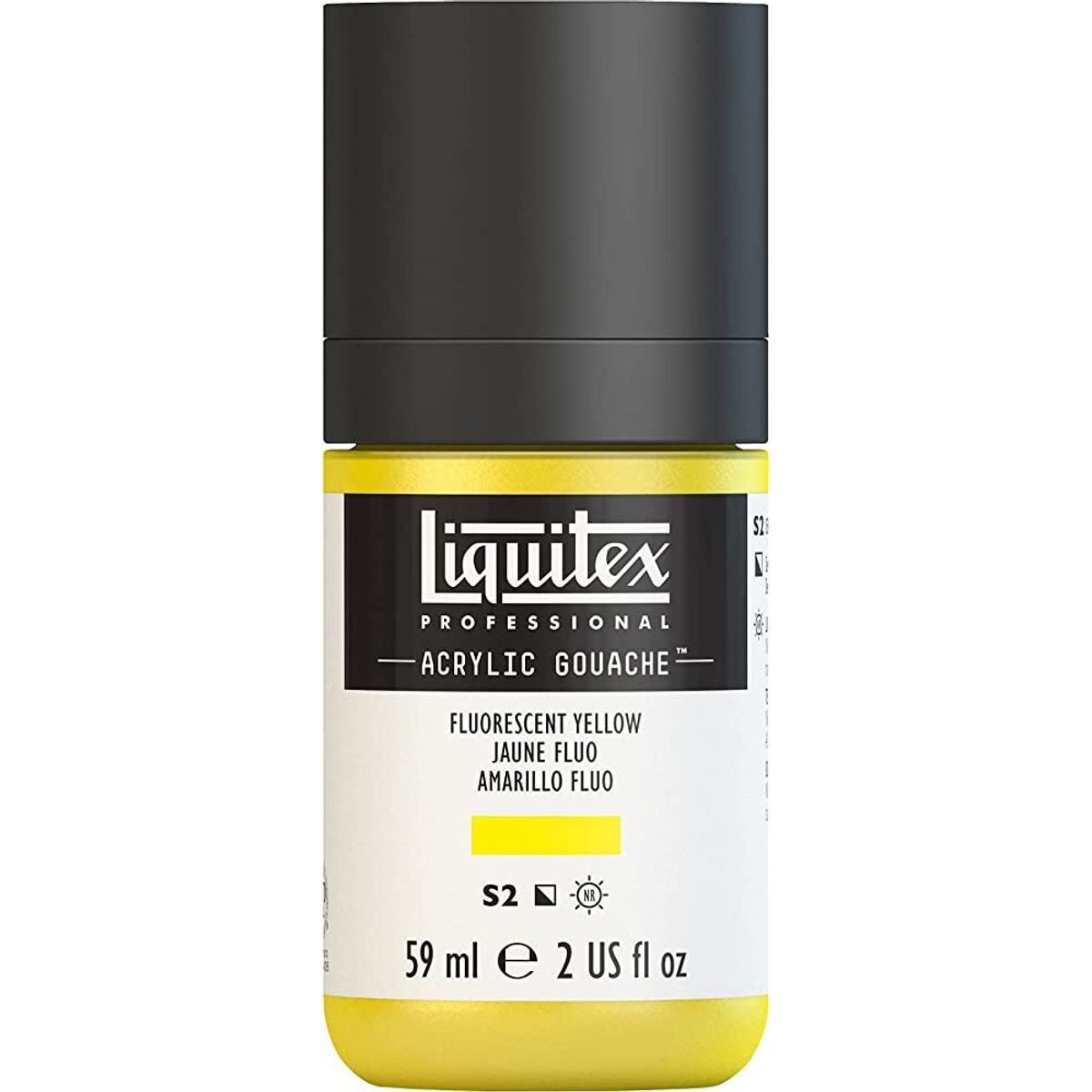 Liquitex - Akrylmaling Gouache - Fluorescent Yellow 59 Ml