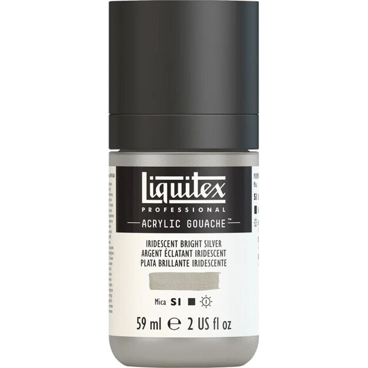 Liquitex - Gouache Akrylmaling - Iridescent Bright Silver 59 Ml