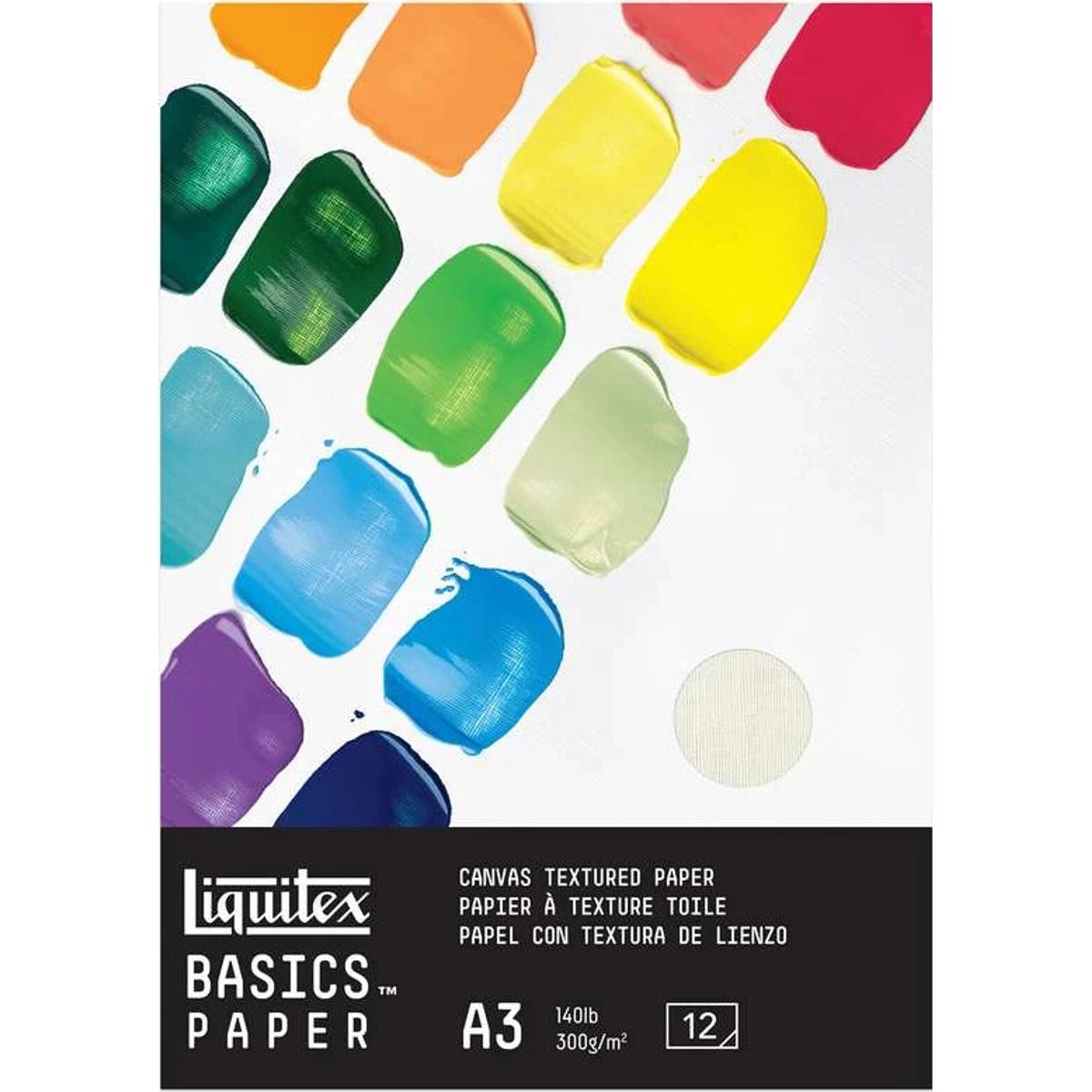 Liquitex - Basics Paper - Akryl Papir - A3 - 300 G - 12 Ark