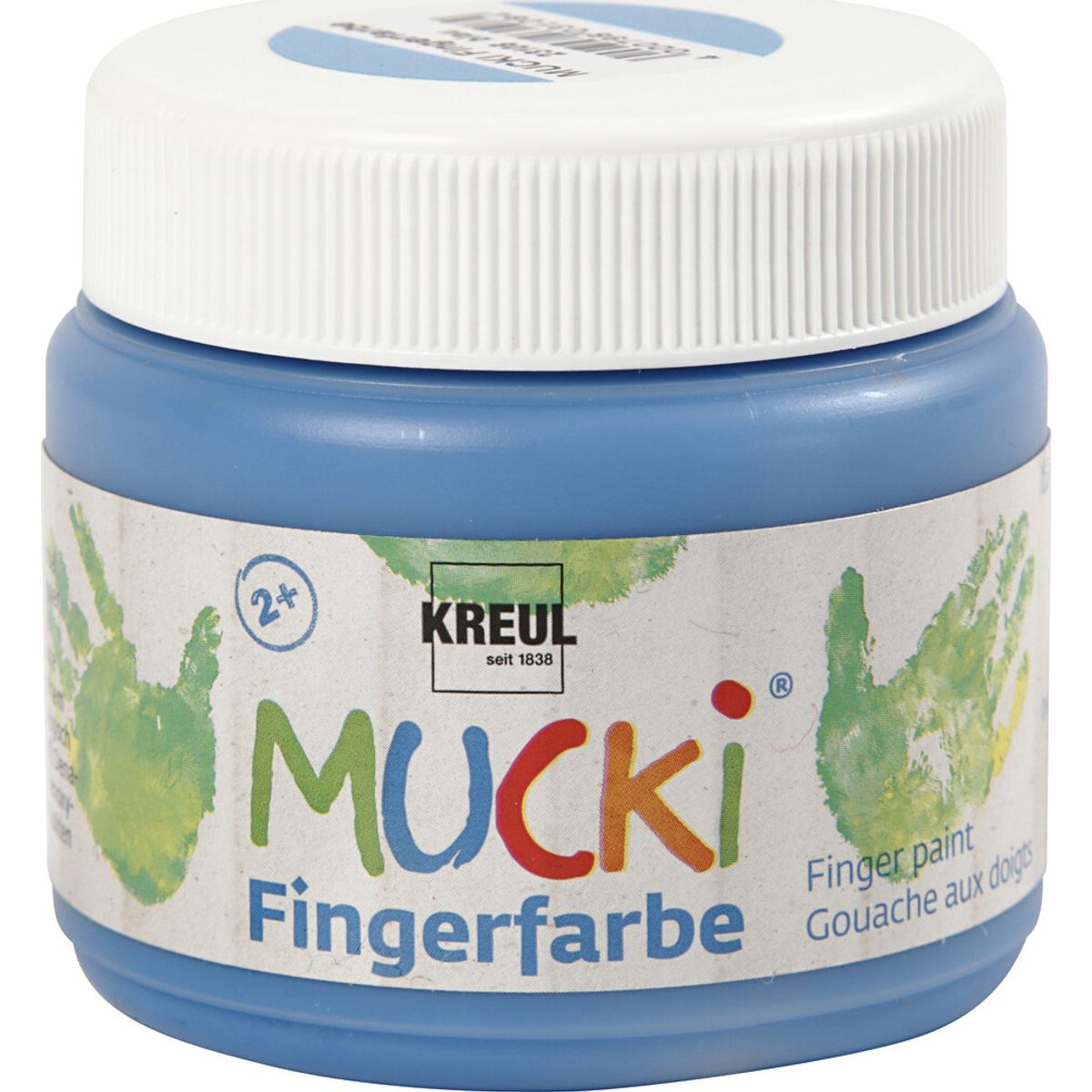 Mucki Fingermaling - Blå - 150 Ml