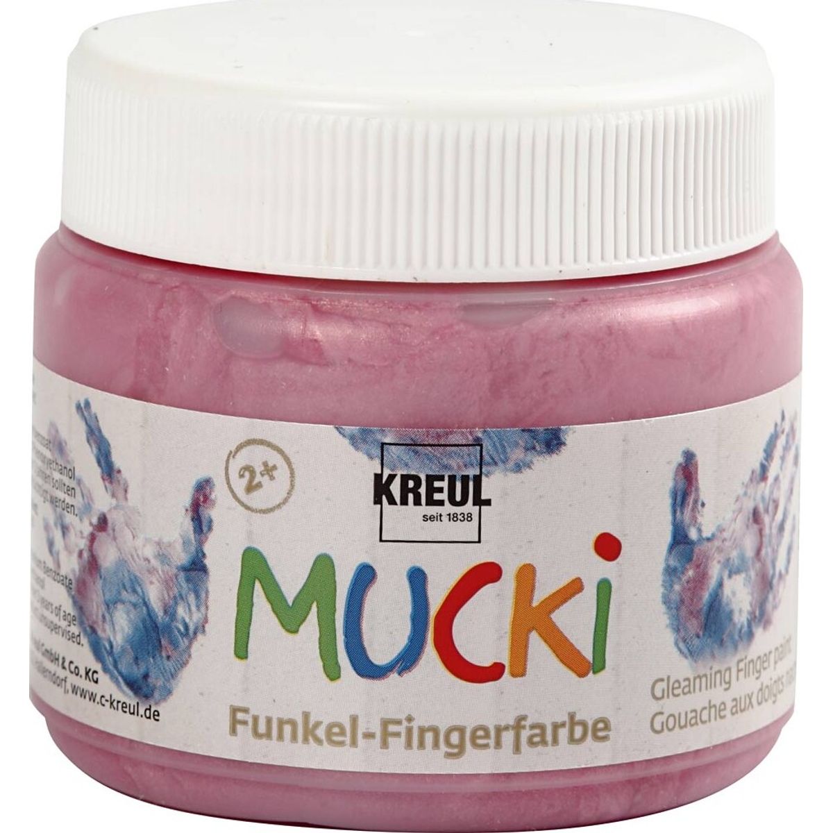 Mucki Fingermaling - Metallic Rosa - 150 Ml