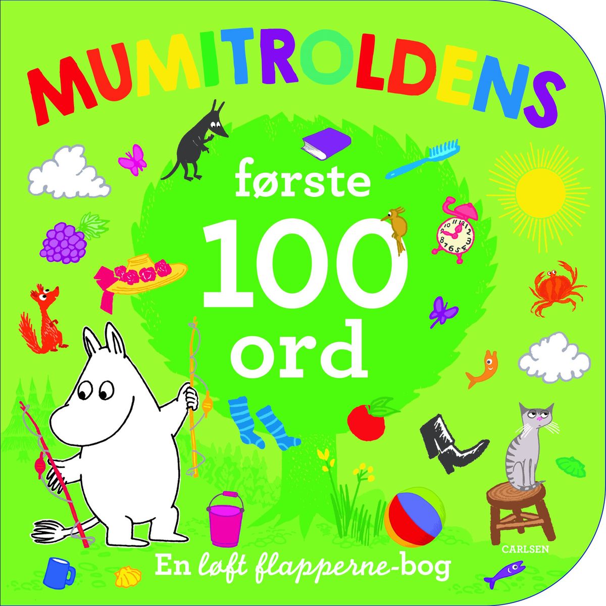 Mumitroldens Første 100 Ord - Bog