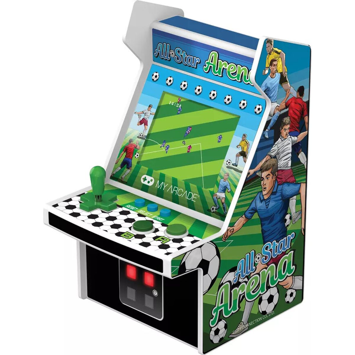 My Arcade, Micro Player 6.75 All-star Arena Collectible Retro (307 Games In 1), White