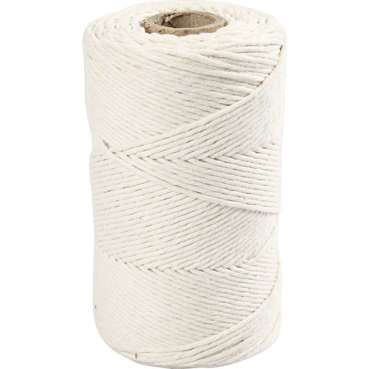 Macramé Snor - L 198 M - ø 2 Mm - Råhvid - 330 G