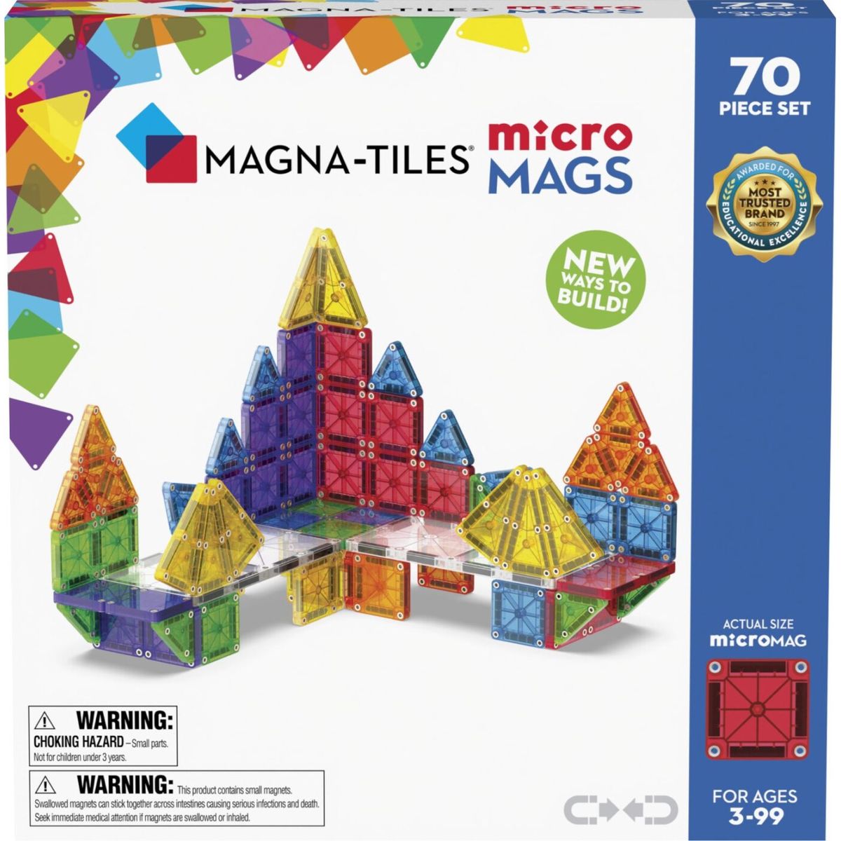 Magna-tiles - Micromags - 70 Dele