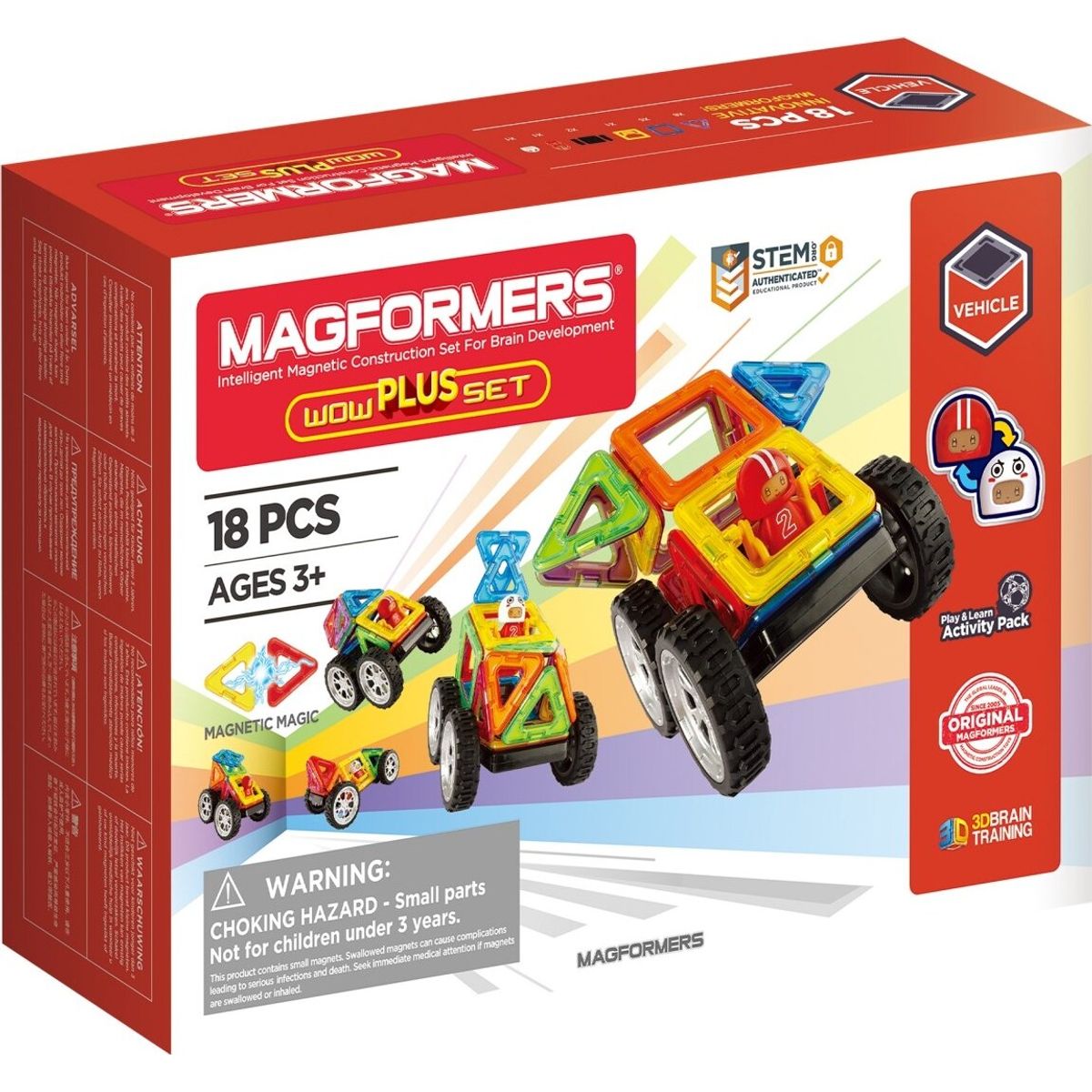 Magformers - Wow Plus Sæt - 18 Dele