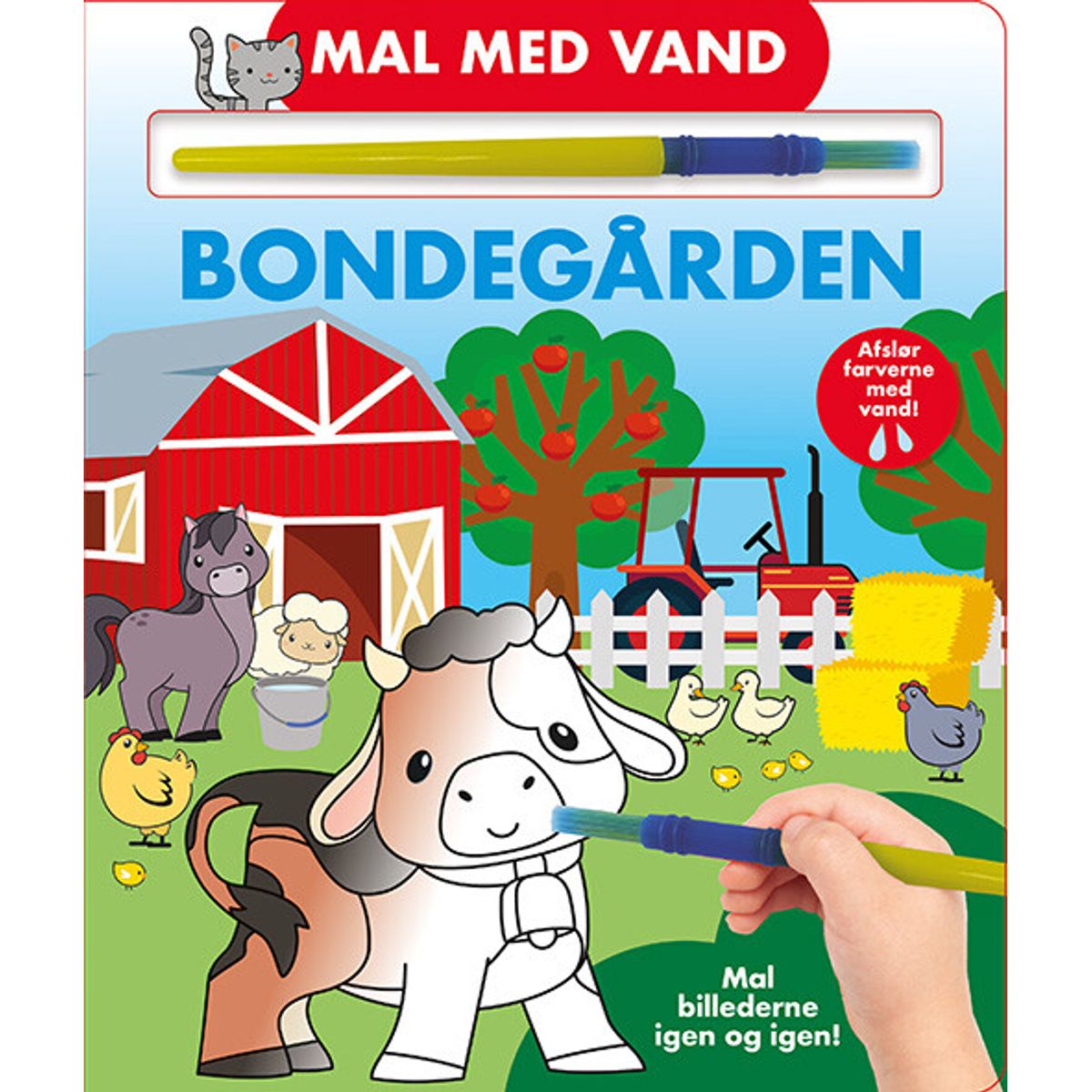 Mal Med Vand - Bondegården - Farvelæg Igen Og Igen - Bog