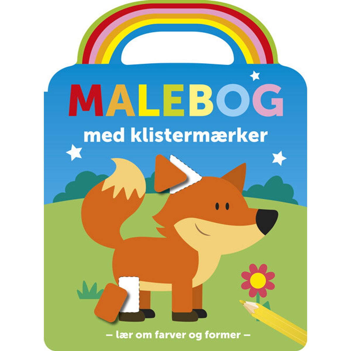 Malebog Med Klistermærker - Ræv - Bog