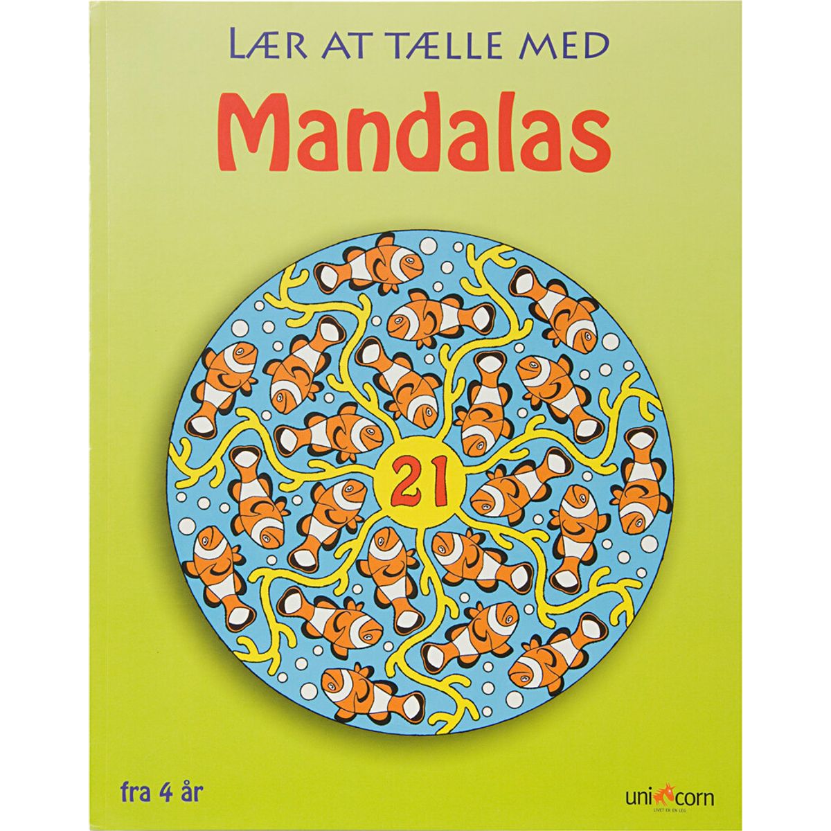 Mandalas Malebøger - Lær At Tælle - 1 Stk. - Bog