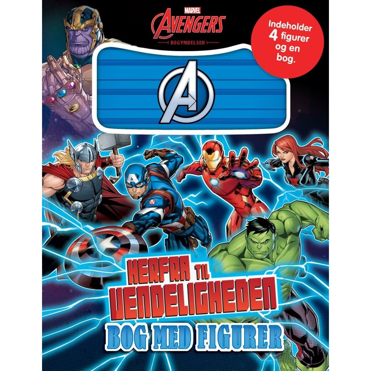 Marvel Avengers - Bog Med Figurer - Bog