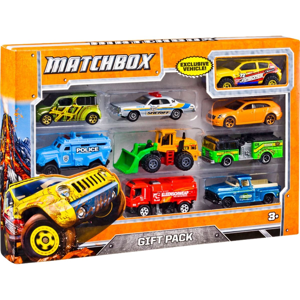 Matchbox Biler - Sæt Med 9 Legetøjsbiler