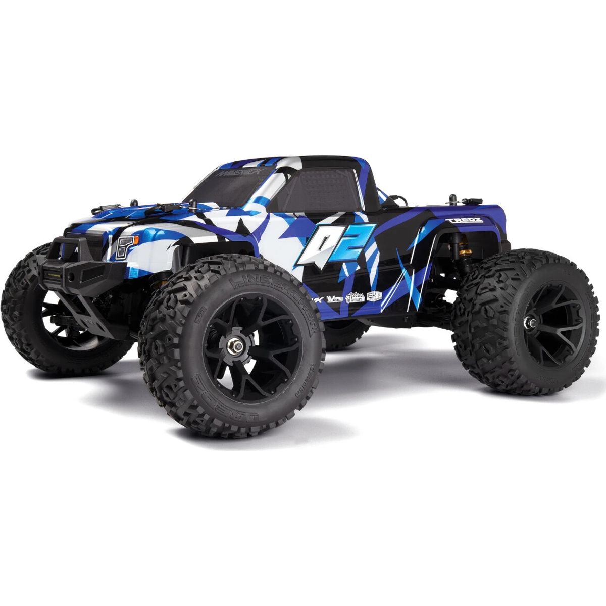 Maverick - Rc Quantum 2 Fjernstyret Monster Truck - 1:10 - Blå - Mv150400