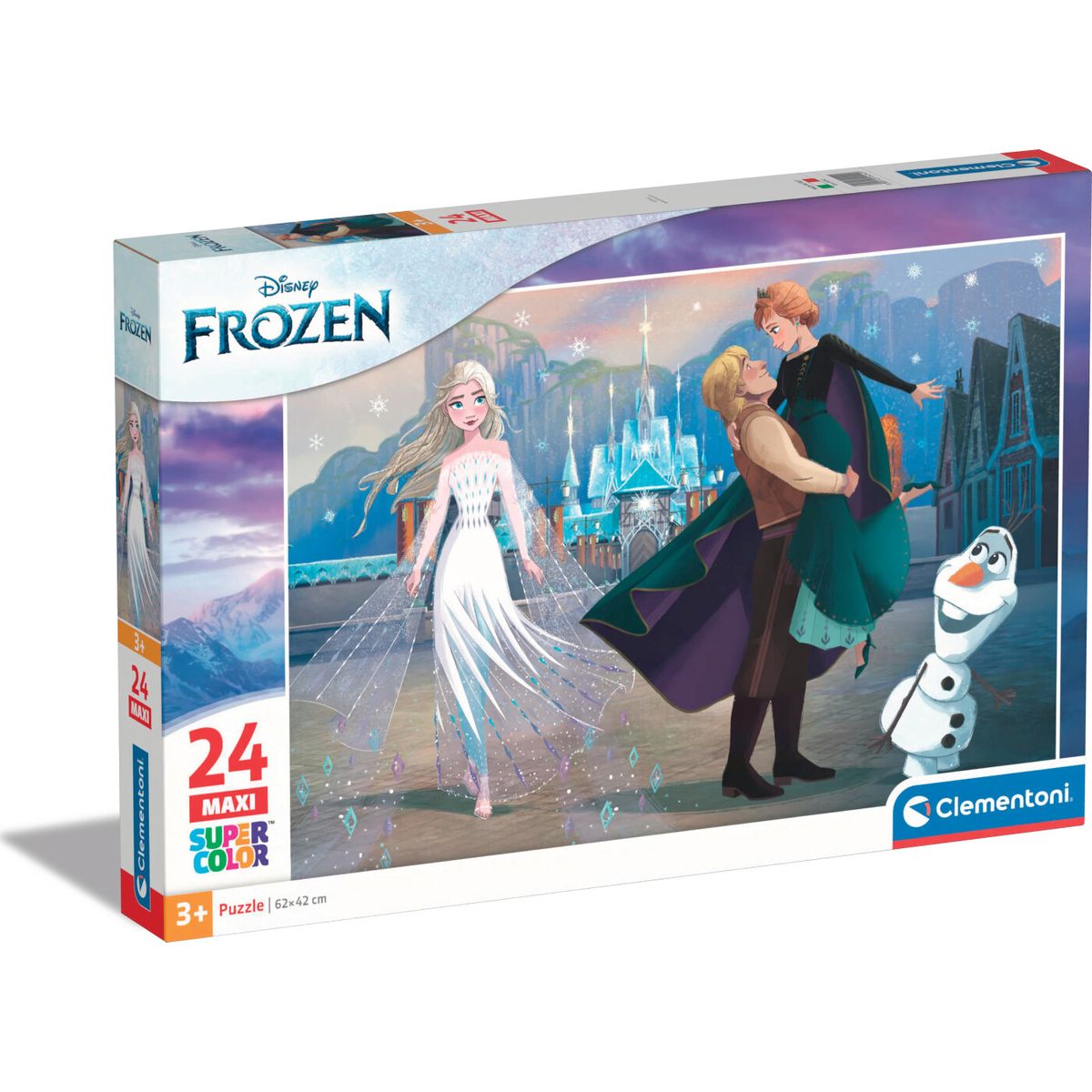 Frost Puslespil - Disney - Maxi Color - Clementoni - 24 Brikker